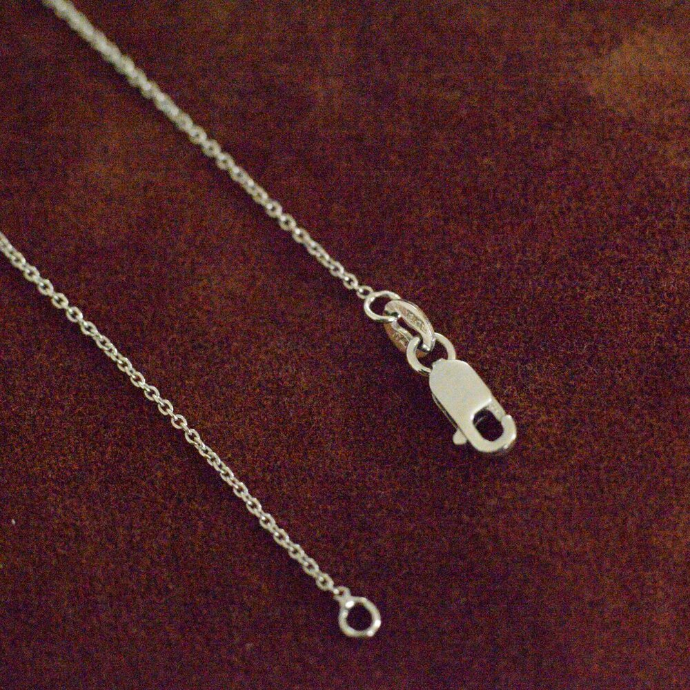 Roberto Coin White Gold Diamond Pretzel Necklace - Picture 3 of 8